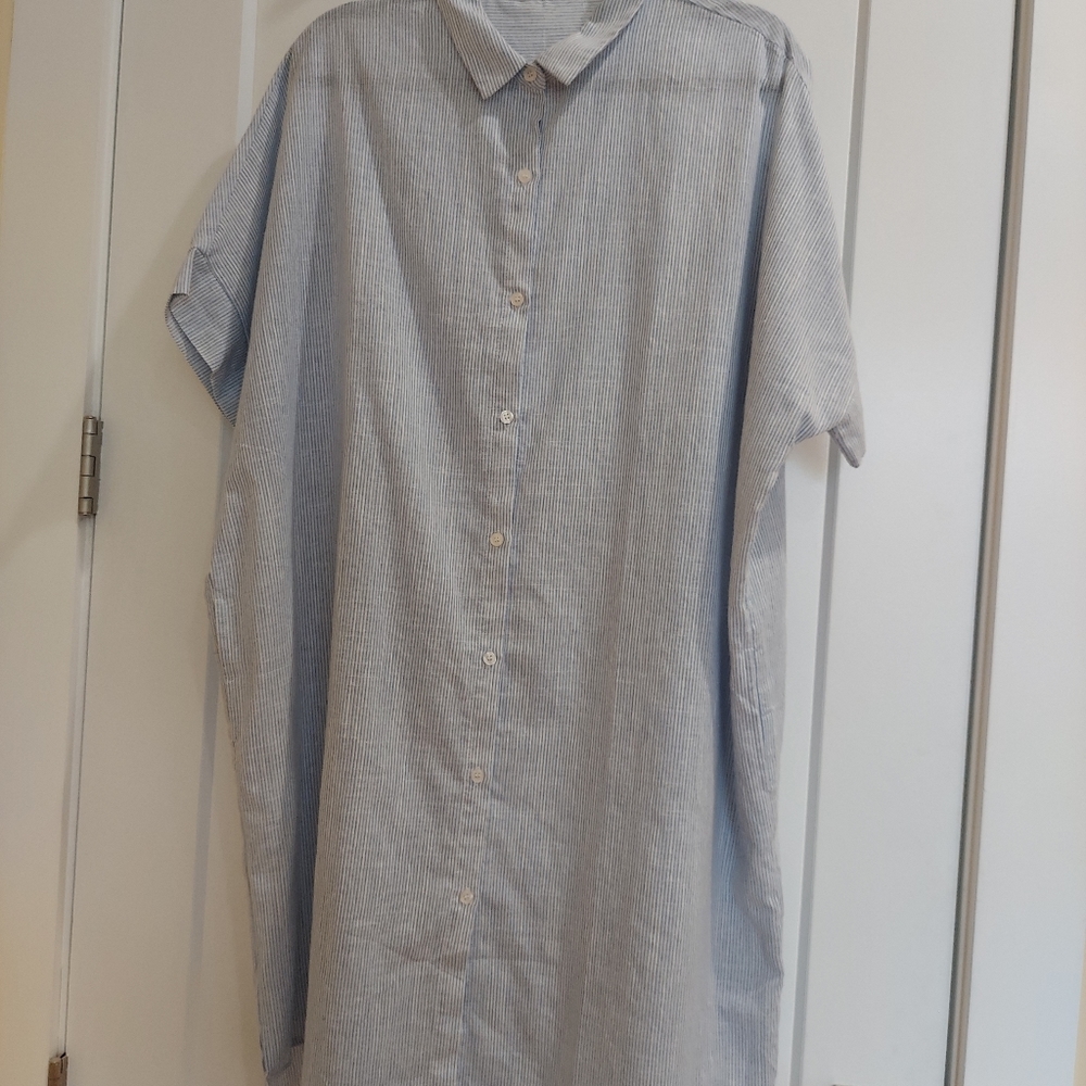 Roolee 100% Cotton Oversized Dress L